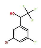 1-(3-Bromo-5-fluorophenyl)-2,2,2-trifluoroethanol, 95%