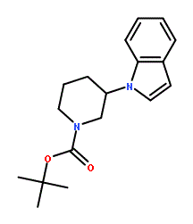 3-Indol-1-yl-piperidine-1-carboxylic acid tert-butyl ester