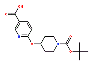 6-(1-tert-Butoxycarbonyl-piperidin-4-yloxy)-nicotinic acid