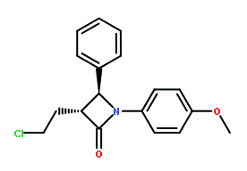 3-(2-Chloro-ethyl)-1-(4-methoxy-phenyl)-4-phenyl-azetidin-2-one