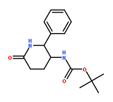(6-Oxo-2-phenyl-piperidin-3-yl)-carbamic acid tert-butyl ester