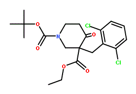3-(2,6-Dichloro-benzyl)-4-oxo-piperidine-1,3-dicarboxylic acid 1-tert-butyl ester 3-ethyl ester