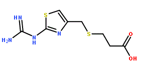 3-(((2-Guanidinothiazol-4-yl)methyl)thio)propanoic acid