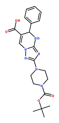 2-(4-tert-Butoxycarbonyl-piperazin-1-yl)-5-phenyl-[1,2,4]triazolo[1,5-a]pyrimidine-6-carboxylic acid, 95%