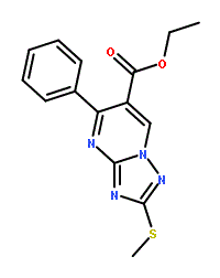 2-Methylsulfanyl-5-phenyl-[1,2,4]triazolo[1,5-a]pyrimidine-6-carboxylic acid ethyl ester