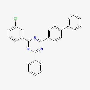 2-BiPhenyl-4-yl-4-(3-Chloro-Phenyl)-6-Phenyl-[1,3,5]Triazine, 97%