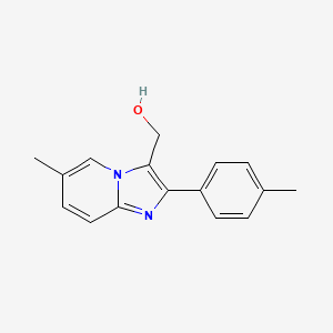 (6-methyl-2-p-tolyl-imidazo[1,2-a]pyridin-3-yl)-methanol, 95%