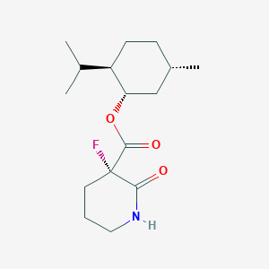 (1S,2R,5S)-5-methyl-2-(1-methylethyl)cyclohexyl(3S)-3-fluoro-2-oxo-3-piperidinecarboxylate, 95%
